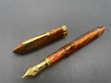 Armando Simoni ASC (Omas Arco) Celluloid Triangle Spina Fountain Pen #8 18k Nib picture