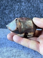 Vtg Victoria Australia Bare-Nosed Wombat By Warrawong Farm Pottery Studio picture