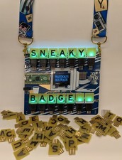 Sneaky Badge DEF CON 31 badgelife badge from Defcon 31, with letter pack. picture