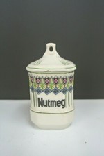 Vintage Czechoslovakia Pottery Jar 