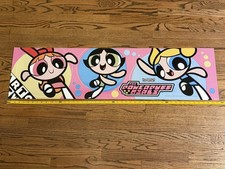 RARE Cartoon Network Power Puff Girls ToysRUs Display Sign picture