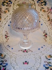 Vintage~ Partylite~Tealight Fairy Lamp~Clearview Pineapple Diamond Design picture