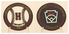 Hartnell Little League District 9 1961 Character Challenge Coin 3#G picture