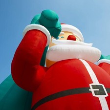 Giant 26Ft Premium Christmas Inflatable Santa Claus with Blower & Outdoor Yard picture