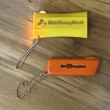 Vintage Walt Disney World Keychain Flashlight Lot Mickey Mouse And Goofy picture