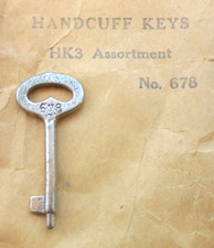 RARE  Vintage   Handcuffs  Key  #678 picture