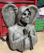 Angel of Death Latex Statue Prop Graveyard Grim Reaper 2003 Spirit Halloween picture