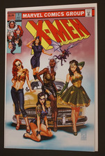 X-Men #1 Mark Brooks Exclusive Variant SDCC 2024 Cover B (Jean Grey Storm Rogue) picture