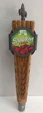 Vintage ABITA STRAWBERRY LAGER Wooden Draft Beer Bar Tap Handle picture
