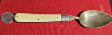 Antique 19th Century US Civil War? Folding Spoon Ivory Colored Large Not Knife picture