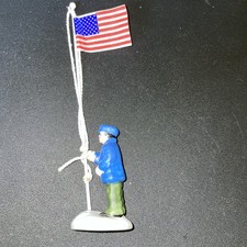 It's A Wonderful Life Bedford Falls Flag Man Honor Guard-EXTREMELY RARE See Pic picture