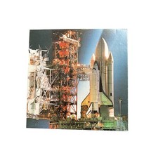 Vintage 1982 Hail Columbia NASA Space Shuttle Jigsaw Puzzle 550 PC 18X24 picture