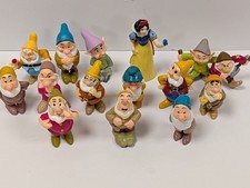 Vintage 1993 Mattel Disney Snow White Seven Dwarves PVC Figure 14pc COMPLETE picture