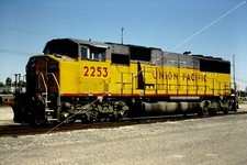 Film slide: Union Pacific UP 2253 solo - SD60M October 2003 ⚙︎ picture