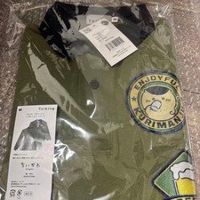 Chiikawa Kurimanju Rugby Shirt Olive M Size picture