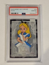 2023 Topps Chrome Disney 100 #44 Alice PSA 10 picture