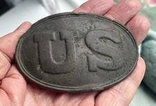 Civil War U.S. Belt Buckle w/ Puppy Paw Hooks Dug – Waugh Point , VA SG26 picture
