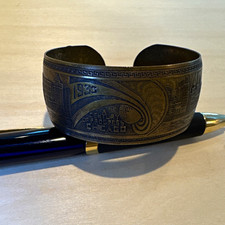 1933 Century of Progress 1933-34 Chicago World’s Fair Souvenir Cuff Bracelet picture
