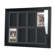 Bivitre Graded Card Display Frame - Compatible with PSA, CGC 8 slabs, Black picture