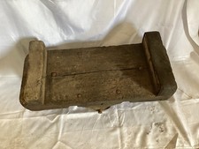 Antique  Wood Cannon  Cart Early 1800s Raul Revere Co Canton Ma 19 Century picture