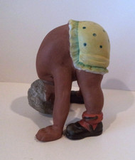 VTG 1950's  ARDALT JAPAN HAND PAINTED PORCELAIN PEEK A BOO NODDER # 6529-RARE picture