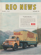 REO News Truck Brochure  Sept 1949 16 pgs Original 8x11
