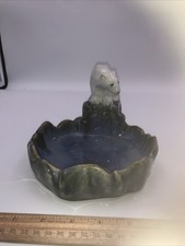 Royal Doulton Rare Polar Bear Bibelot Tray 4.75” Tall 6” Across picture