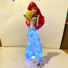 Rare Disney The Little Mermaid Ariel & Flounder Light N Sparkle Tara toys works picture