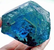 1225Ct Aquamarine Super Santa Maria Blue Crystal Facet Rough Specimen YHLA450 picture