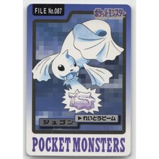 Dewgong Bandai Carddass Part 2 Blue 087 Normal MP Bandai Carddass Pokemon picture