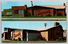 Sheppard's Inn Fraser Michigan MI Chrome c1950 Postcard picture