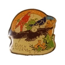 Busch Gardens Extinction Is Forever Birds Travel Souvenir Pin picture