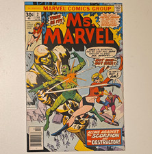 Marvel  Ms. Marvel #2 (1977)  Origin Issue. Ms. Marvel #5 Vision App. Both Vf. picture