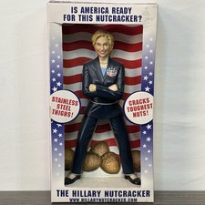 The Hillary Clinton Nutcracker Vintage Political Toy Tool Hillary Nuts New / Box picture