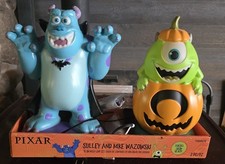 Sully and Mike Wazowski blow mold lamp set Halloween picture