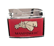 Vintage Manpower Cigarette Lighter NOS Advertising picture