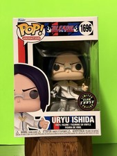 🔥 Funko Pop Anime: Bleach Uryu Ishida #1696 Glow CHASE Minty Fresh 🔥 picture
