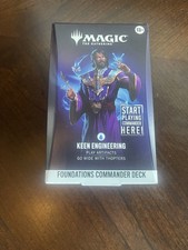 Magic The Gathering Foundations Commander Deck Keen Engineering MTG NEW  picture