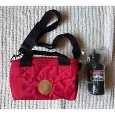 Vintage Marlboro Red Cooler Shoulder Bag With Bottle New Old Stock picture