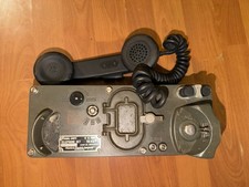 Vintage 1952 U.S Army Signal Corps TA-43/PT Field Telephone Military Collectible picture