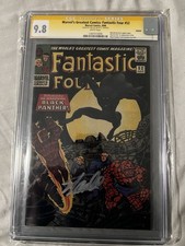 🔥🔥🔥RARE FF #52 Signed By Stan Lee WAKANDA FOREVER picture