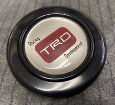 Rare Toyota TRD Steering Horn Button Silver Old Car Vip Jdm Usdm Toms Hi picture