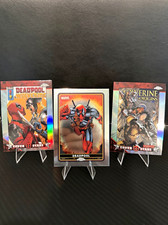 2025 Topps Chrome Marvel Deadpool 3 Card Lot #1 CS-14 CS-25 Wolverine picture