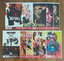 Marvel Comics Uncanny X-Force Lot (1-11) Complete Run Bagged & Backed  picture