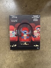Loungefly AMC Disney Stitch Popcorn Glow In The Dark Limited Edition Pin picture