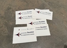 1960-70's USAF Thunderbirds Demonstration Team Business Cards F-4 Phantom, 10 picture
