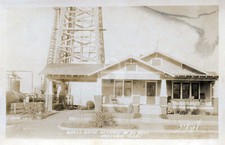 Whats Home Without An Oil Well Wortham Texas 1925 RPPC Photo Postcard Copy picture