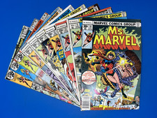 Ms. Marvel, Incomplete Run #10-23, 1976, Lot of 10 Comics picture