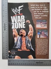 Wwf War Zone Vintage Advertisement Original Print Ad / Poster Game Gift Art picture