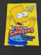 Rare -Salesman’s Sample- UNUSED 1997 CC’s The Simpsons Nacho Cheese Chips 50g  picture